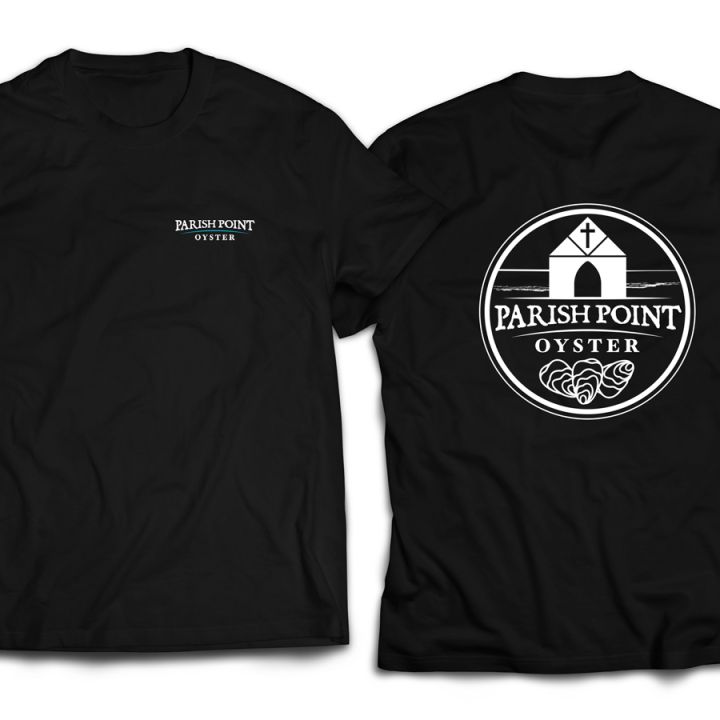 PPO T-Shirt BLK White logo